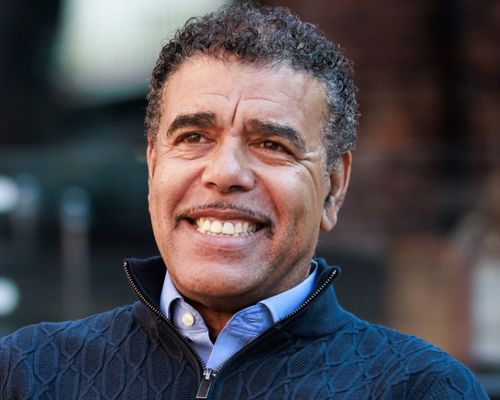 Chris Kamara smiling