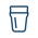 Pint glass icon